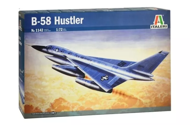 Italeri 1:72 B-58 Hustler Plastic Model Kit 1142