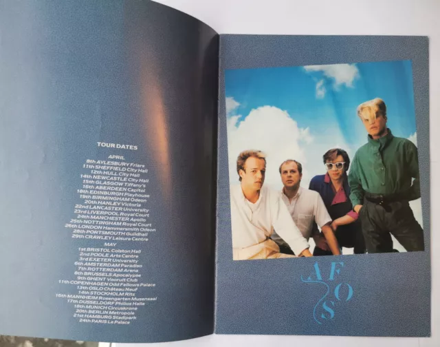 A FLOCK OF SEAGULLS Tour PROGRAMME 1983 UK Glossy A4 Size EX. 2