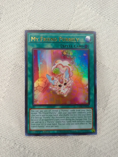 Yu-Gi-Oh! TCG My Friend Purrely Amazing Defenders AMDE-EN020 1st Edition...
