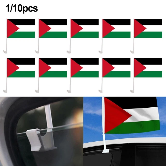 2 Bandiere Palestinesi 150x90 Cm - In Poliestere Con Occhielli | Per Balcone, Giardino E Interni - Foto 6