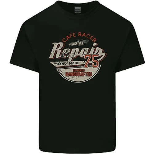 Cafe Racer Biker Motorbike Motorcycle Mens Cotton T-Shirt Tee Top