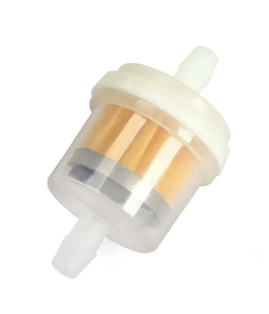 1Pcs Motor Inline Gas Oil Fuel Filter Small Engine For 1/4'' Line 6-7mm Hose