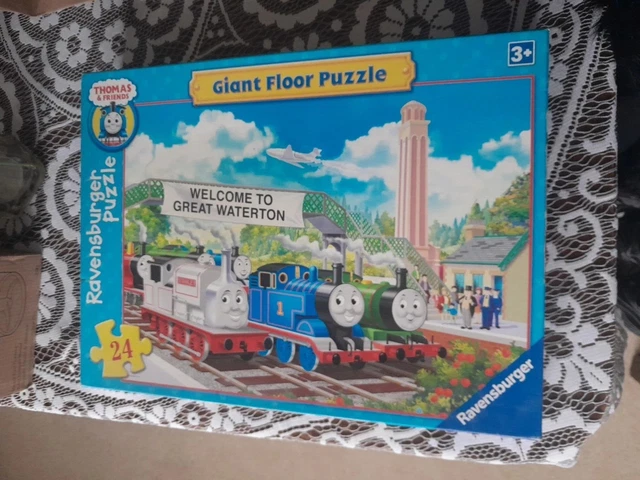 THOMAS TANK ENGINE & Friends Ravensburger Jigsaw Giant Floor Puzzle 24 ...