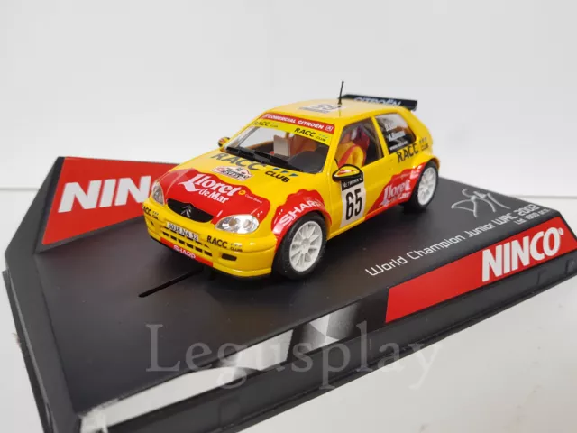 Scx scalextric slot ninco 50292 Citroen Saxo " World Champion " D. Solà Ltd.Ed