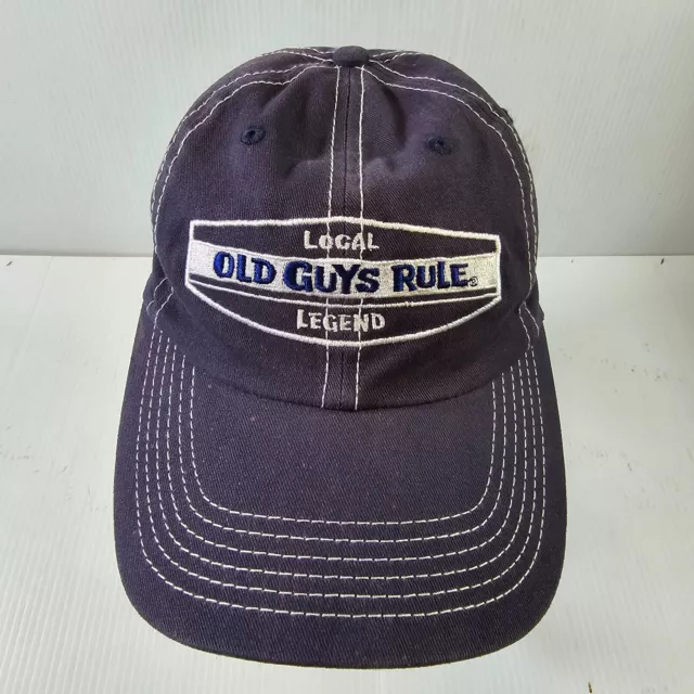 Local Legend Old Guys Rule Gray Outdoor Strapback Hat Cap