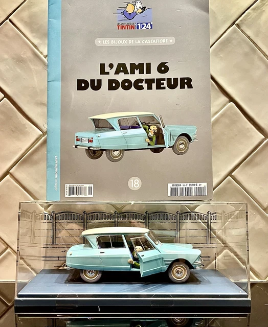Voiture Tintin 1/24 le Taxi Genevois n° 29