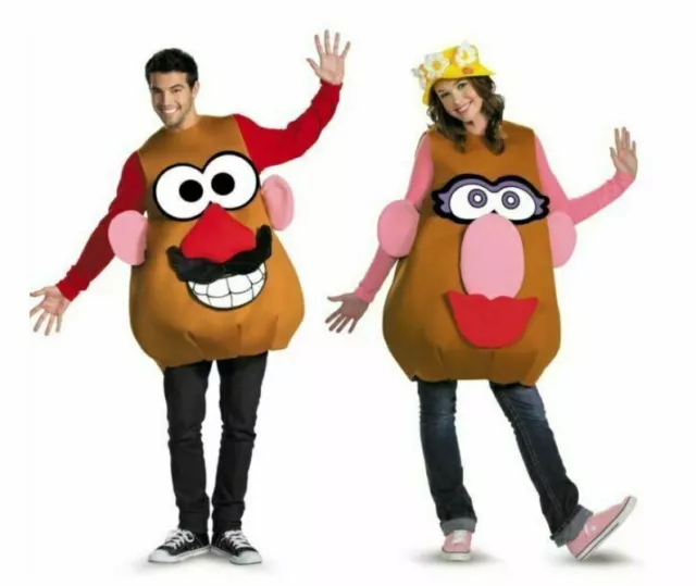 Adult Mr OR Mrs Potato Head Unisex Costume Mens Womens Novelty Fancy Dress O/S