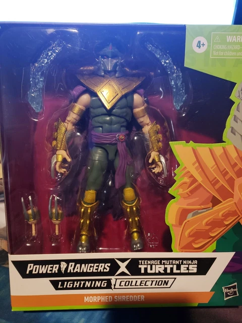 Power Rangers X TMNT Lightning Collection Morphed Shredder Hasbro NEW