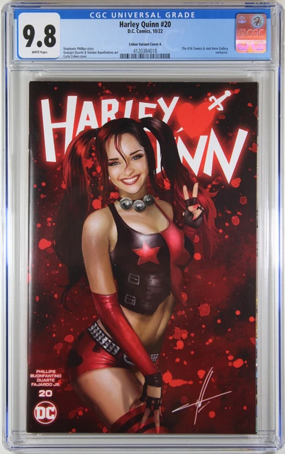 Harley Quinn #20 (Carla Cohen Exclusive Variant) Comic ~ Cgc Graded 9.8 Nm/M