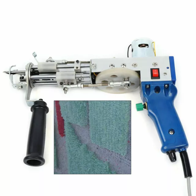 220V 50W Elektrisch Cut Pile Schnitt Carpet Weaving Machine Hand Tufting Gun Rug