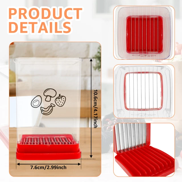 SPEED CUP SLICER with Push Plate Portable Cup Slicer Efficient Fruit