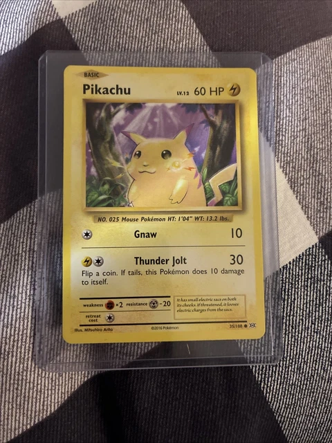 35 108 pokemon card value Pikachu 35/108 Shattered Holo