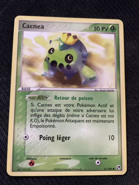 Cacnea Commune - Pokemon 57/100 Ex Tempete De Sable Proche Du Neuf Fr