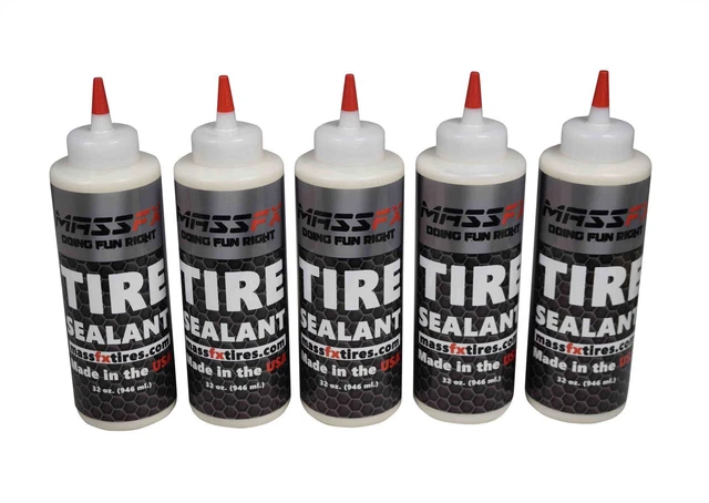 MASSFX Premium Flat Preventer Tire Sealant Made in USA (32 oz) 5Pack
