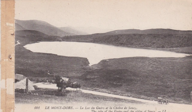 CPA 63 LE MONT DORE Le Lac du Guery et la Chaine de Sancy