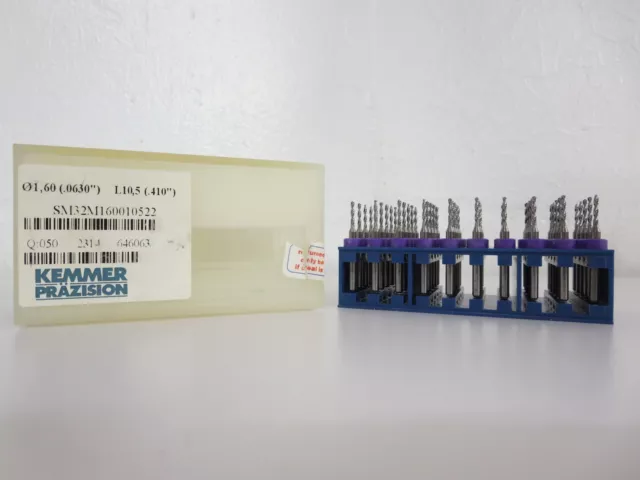 Kemmer Prazision Sm32M160010522 Pcb Drill Bit .0630 (Box Of 17)