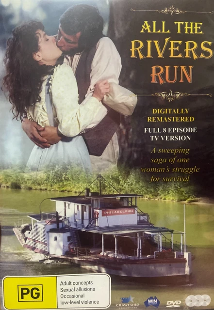 ALL THE RIVERS Run region 4 DVD (3 discs) 1983 Australian drama tv mini ...