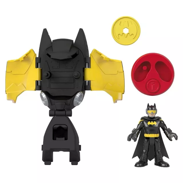 Jeu Jouet Figurine pour Enfants Batman Avec Voiture Transformable