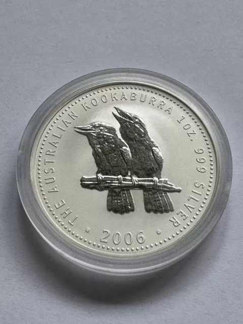 Goldies: 1 Unze • Australien Kookaburra • Silber • Münze • 999 • 2006 Silvercoin