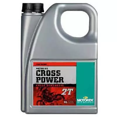 Motorex 4L 2T Cross Power 2 Stroke Oil Motorex 2 Stroke Motorcycle Mx Bikes Yz