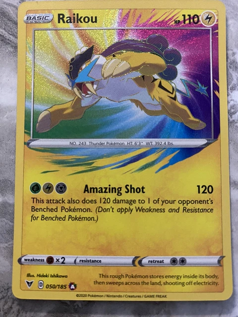 Pokemon TCG - Raikou - 050/185 - Amazing Rare - Vivid Voltage
