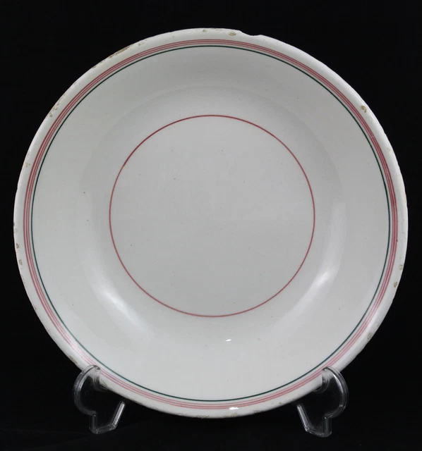 Antiguo Plato de Loza Estilo MANISES Ceramica,  Firmado  Mitad Siglo XX