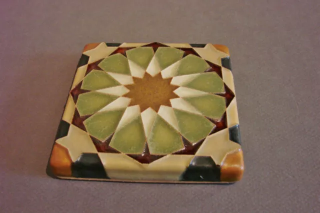 Motawi Art Tile  4 X 4   "Alhambra" 1st Quality Excellent Condition