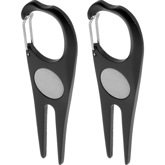 2pcs Golfs Balls Marker Golfs Divot Repair Tool Fawray Fixator Portable Divot