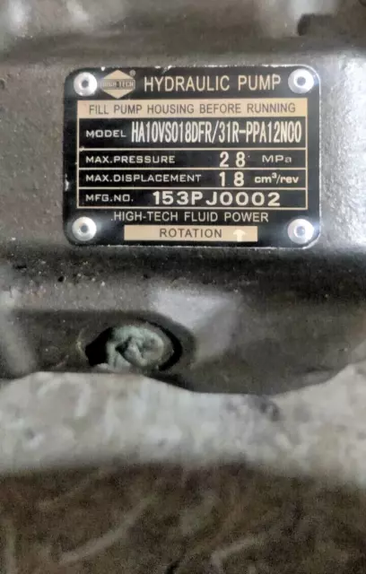 HA10VS018DFR/31R-PPA12N00 Axial Piston Pump