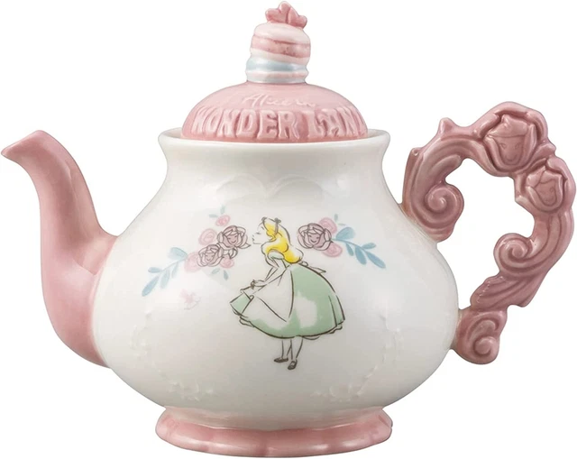 DISNEY STORE ALICE Teapot Alice in Wonderland Teapot and Teacup Set