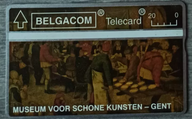 rare TELECARTE  BELGACOM telecard Museum voor schone Kunsten TBE voir photo