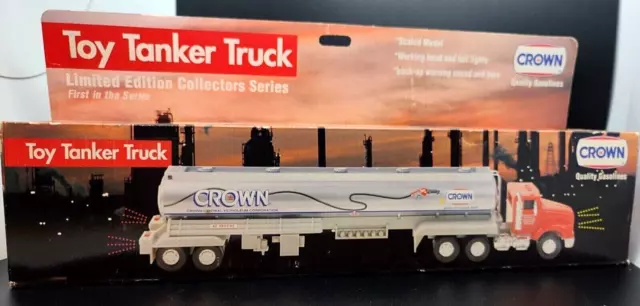 Crown Gasoline Toy Tanker Truck 1994 die cast model, Limited Edition Unopened