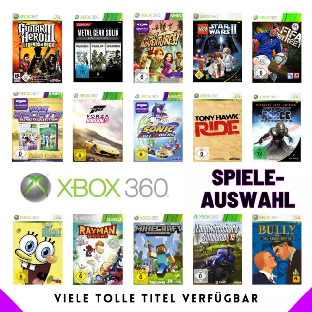 Xbox 360 Minecraft, Forza, Kinect, Lego & XBOX Spiele ✅ USK18 + Tolle Auswahl 🎮