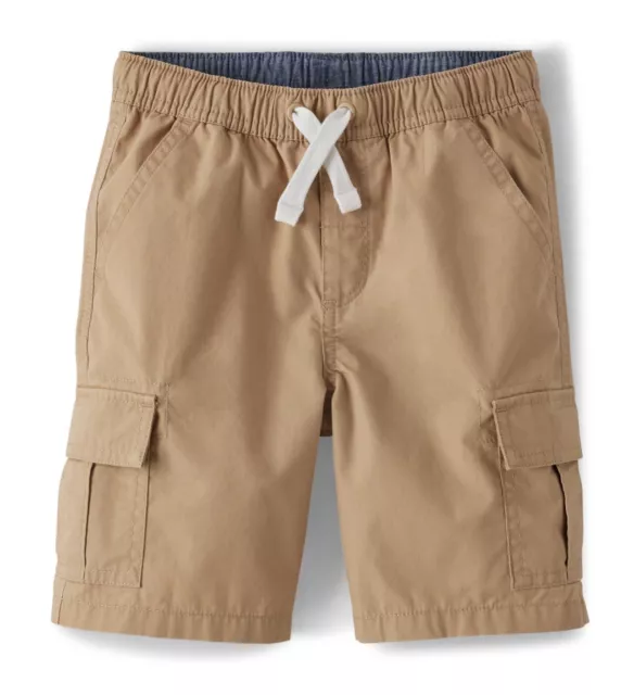 Gymboree Boys 5T Safari Cotton Khaki Cargo Shorts  NWT  2023