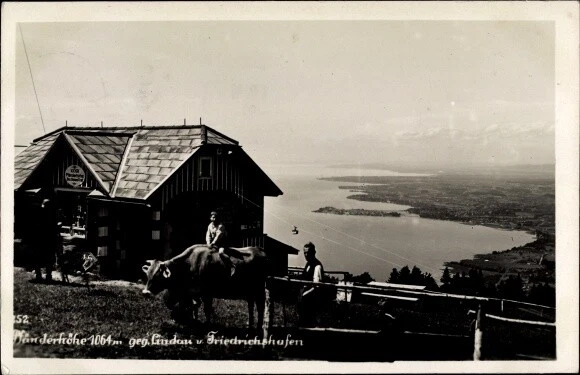 Ak Bregenz am Bodensee Vorarlberg, Pfänderhöhe, Blick auf See geg.... - 3554721