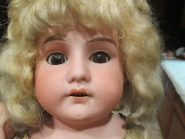 Antique Bisque Doll Head " MABEL" TO RESTORE Armand Marseille MADE IN  GERMANY