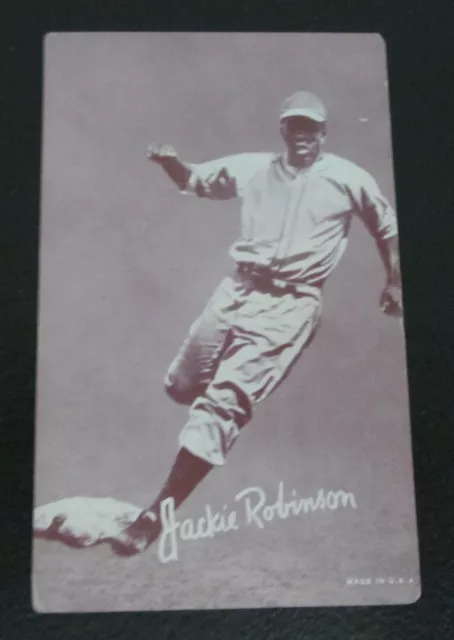 1947-1966 Jackie Robinson Exhibit Trading Card pre-owned non-graded