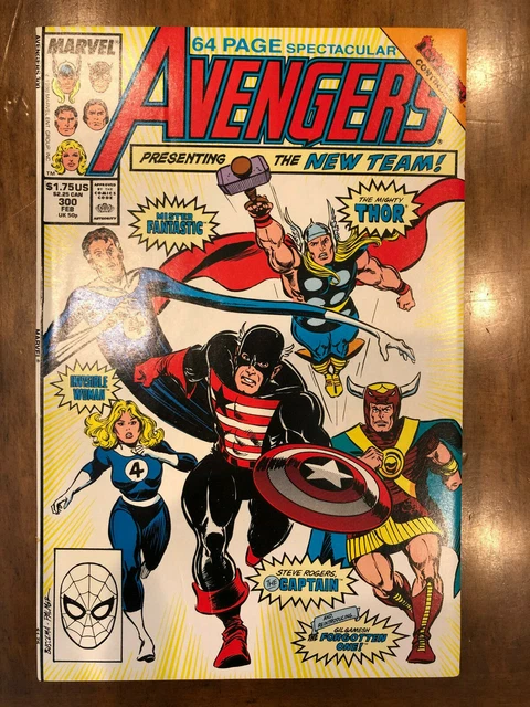 Marvel Comics Avengers Issues #300-303 (1989) Super Nova Saga Excellent Copies