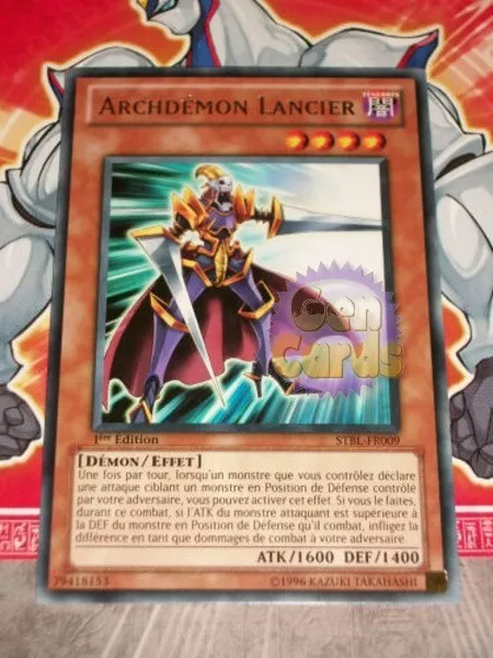 Carte Yu Gi Oh ARCHDEMON LANCIER STBL-FR009