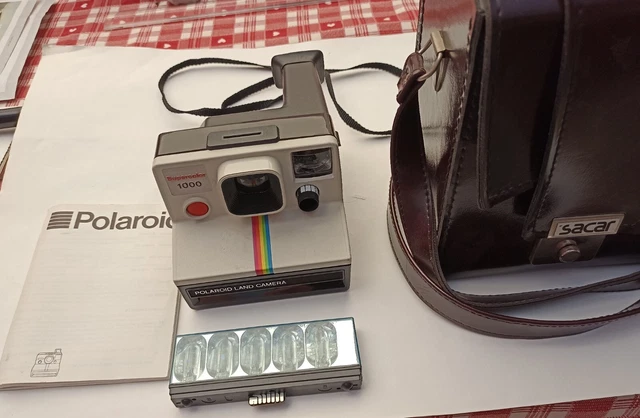 Polaroid Land Camera 1000 - Supercolor Sx-70 Avec Sacoche - 1980 - Tres Bon Etat