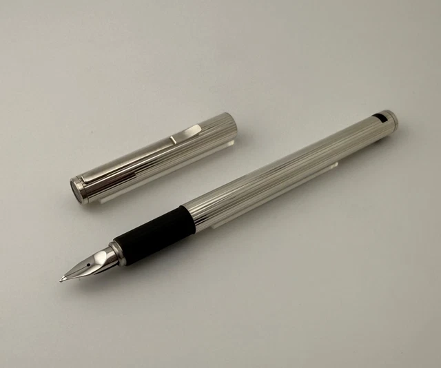 Stylo Bille Aurora 98 En Argent Massif 925/1000 - Rare, Occasion De Collection