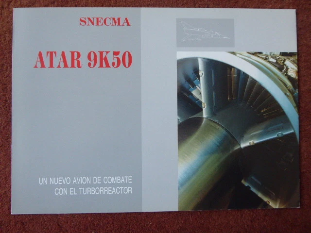 DEPLIANT SNECMA TURBOREACTEUR Turbojet Engine Atar 9K50 Turborreactor ...