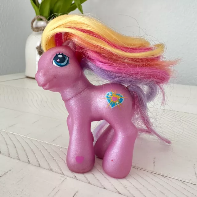 My Little Pony Baby Sunsparkle Hasbro G3 Pink Heart MLP Figure Toy Doll 3.5"