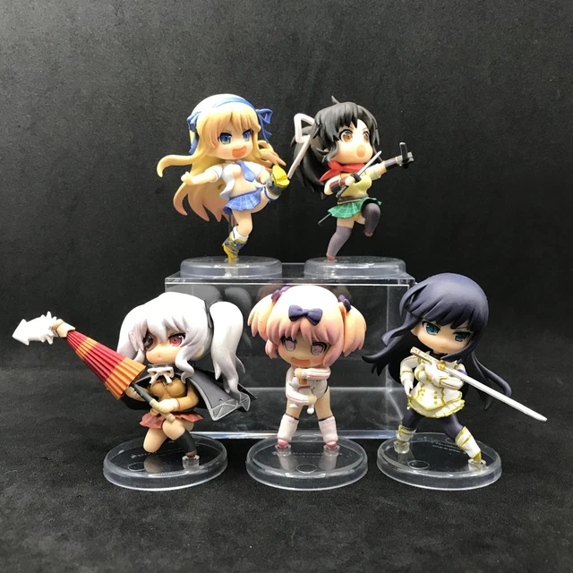 SENRAN KAGURA ASUKA KATSURAGI YAGYU HIBARI IKARUGA Set 2.5 Mini Figure ...