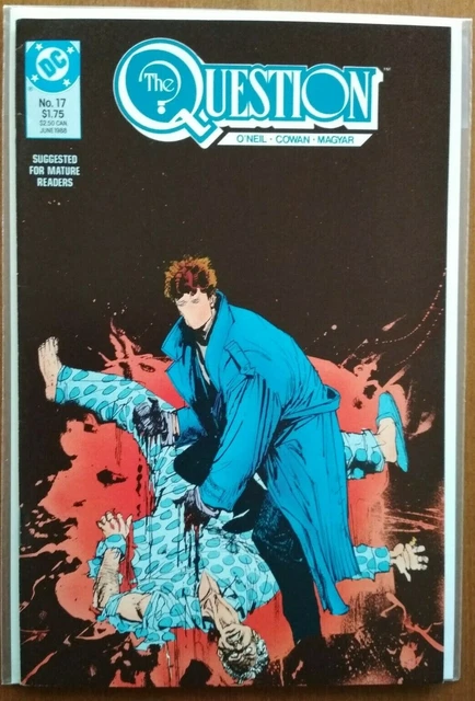 The Question #17 --Dennis O'Neil/Denys Cowan--DC 1988 1st Print--VFN--Rorschach