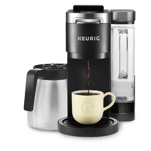 KEURIG KDUO PLUS SingleServe & Carafe Coffee Maker New In Box (Black