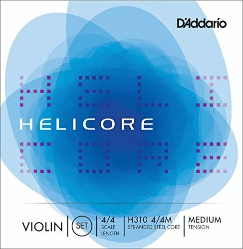 DAddario Helicore Violin Strings H310 4/4M Medium Tension Japan Import