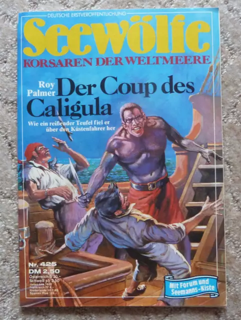 SEEWÖLFE -  Roman Nr. 425, Roy Palmer: DER COUP DES CALIGULA, Pabel, 1984