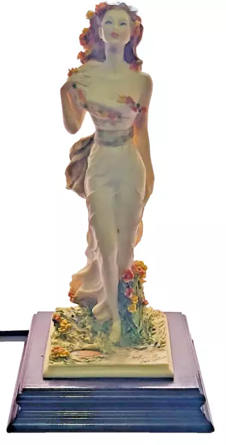 Vittorio Tessaro Figurine Lady 1994 A.D.L  Signed Elegant Vintage Collectable