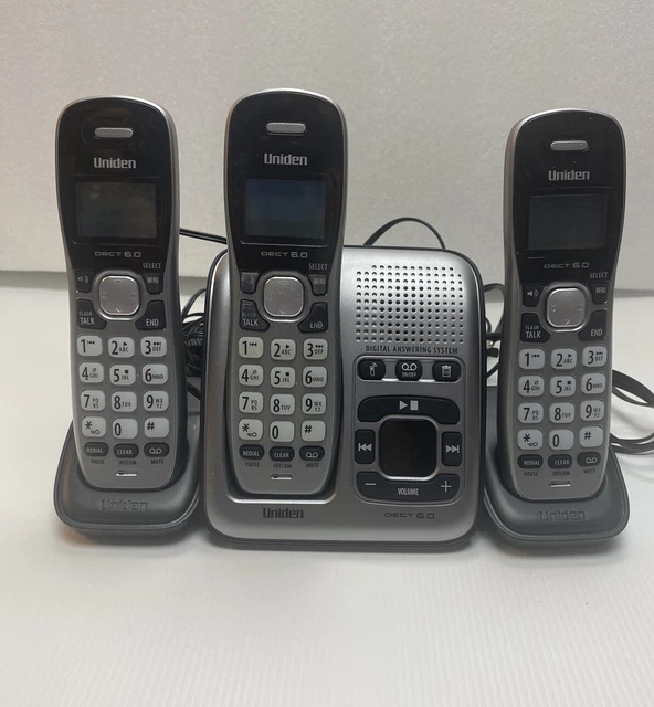 UNIDEN DECT 6.1 1735+2 Digital Phone System With Power Failure Backup